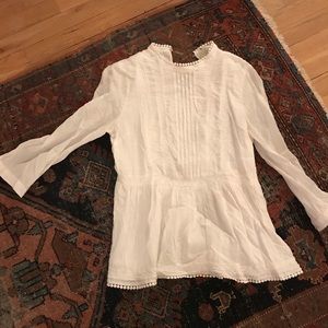 Kate Spade Victorian hippie blouse